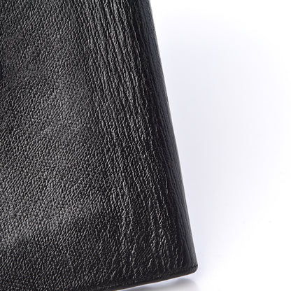 Chanel Grained Calfskin CC Button Long Wallet Black 9 of 11