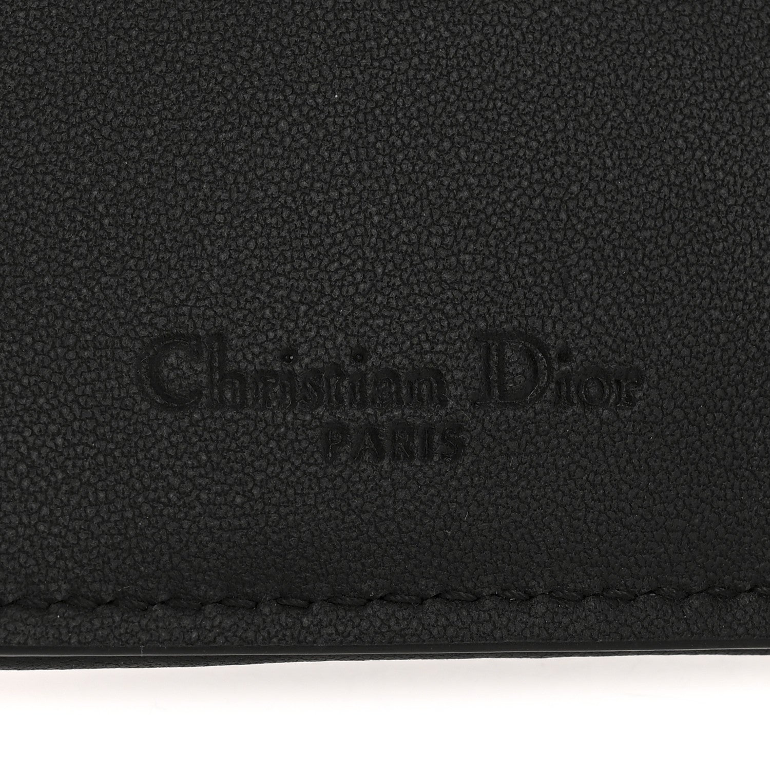 Christian Dior Lambskin Cannage Small Lady Dior Flap Card Holder Black 6 of 9