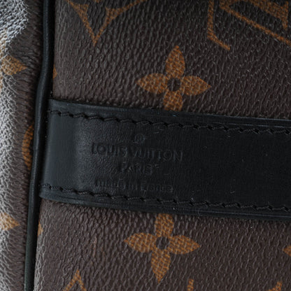Louis Vuitton Monogram Macassar Keepall Bandouliere 45 5 of 7