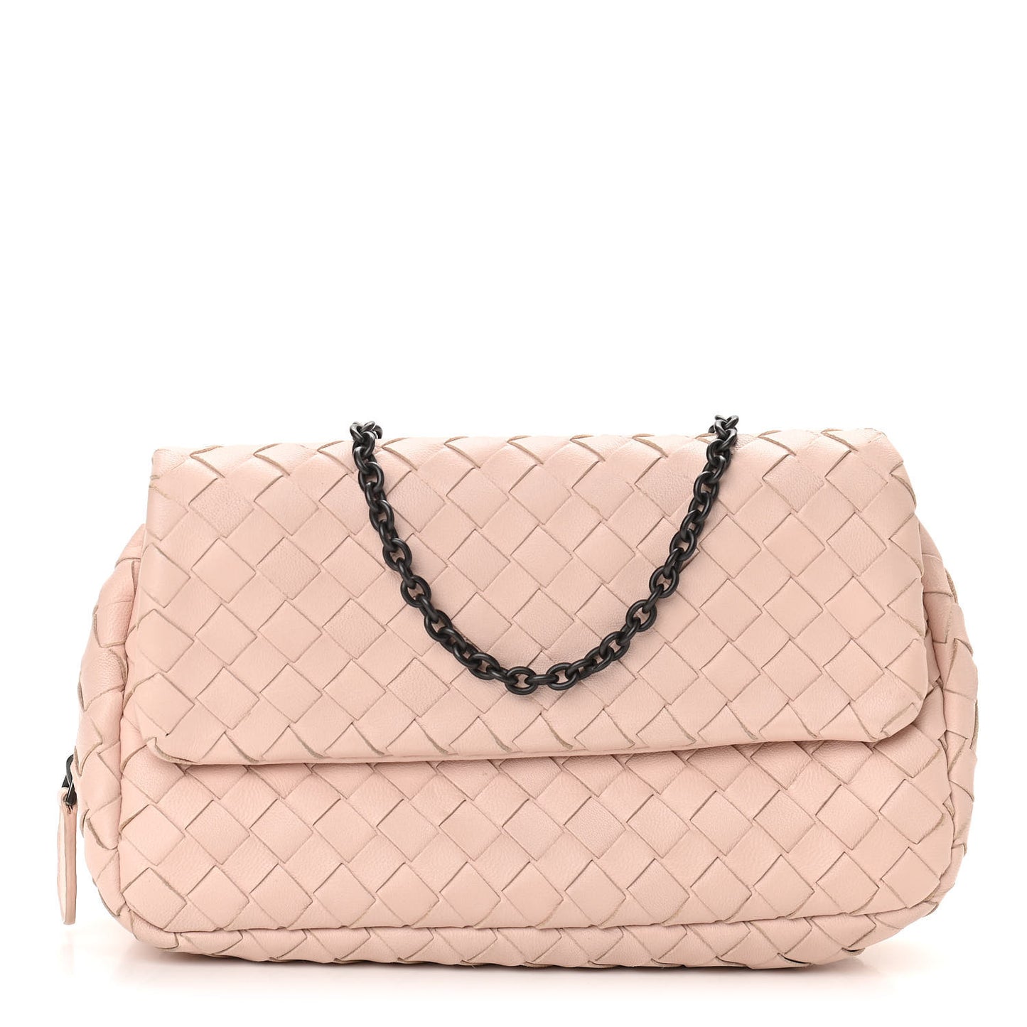 Nappa Intrecciato Mini Messenger Bag Petale