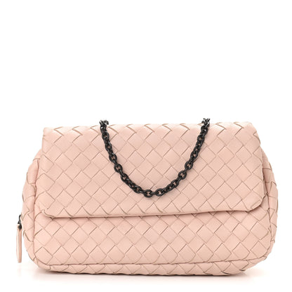 Bottega Veneta Nappa Intrecciato Mini Messenger Bag Petale 1 of 11