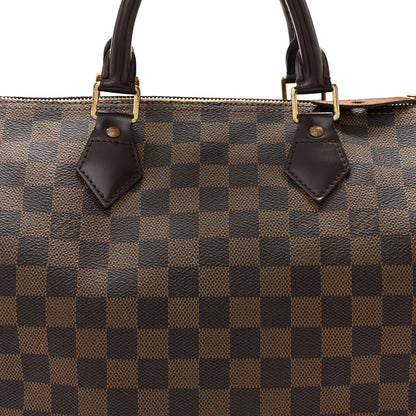 Louis Vuitton Damier Ebene Speedy 30 8 of 16