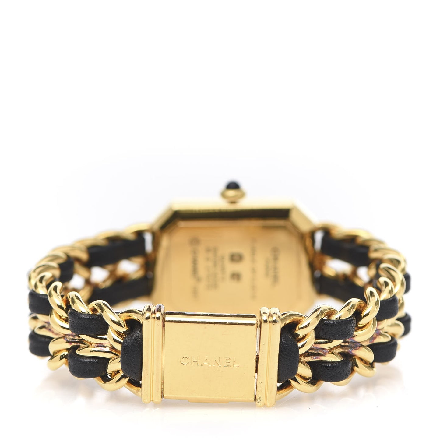 Stainless Steel Lambskin 20mm Chain Premiere Quartz Watch Gold M