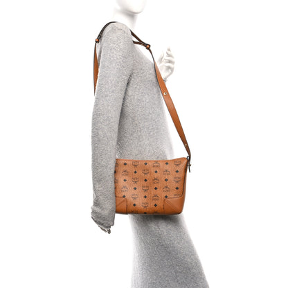 MCM Visetos Small Klara Hobo Cognac 2 of 11