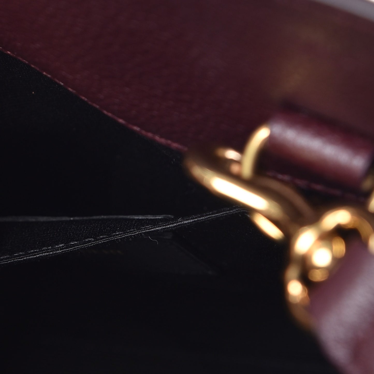 Grained Calfskin Baby Sac De Jour Bordeaux