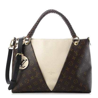 Louis Vuitton Monogram Braided V Tote MM Creme 1 of 9