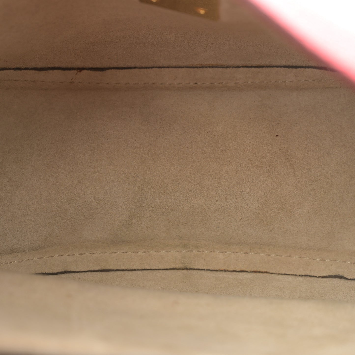 Grained Lambskin Drew Shoulder Bag Plaid Red