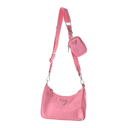 Prada Nylon Re-Edition 2005 Shoulder Bag Begonia 1 of 9