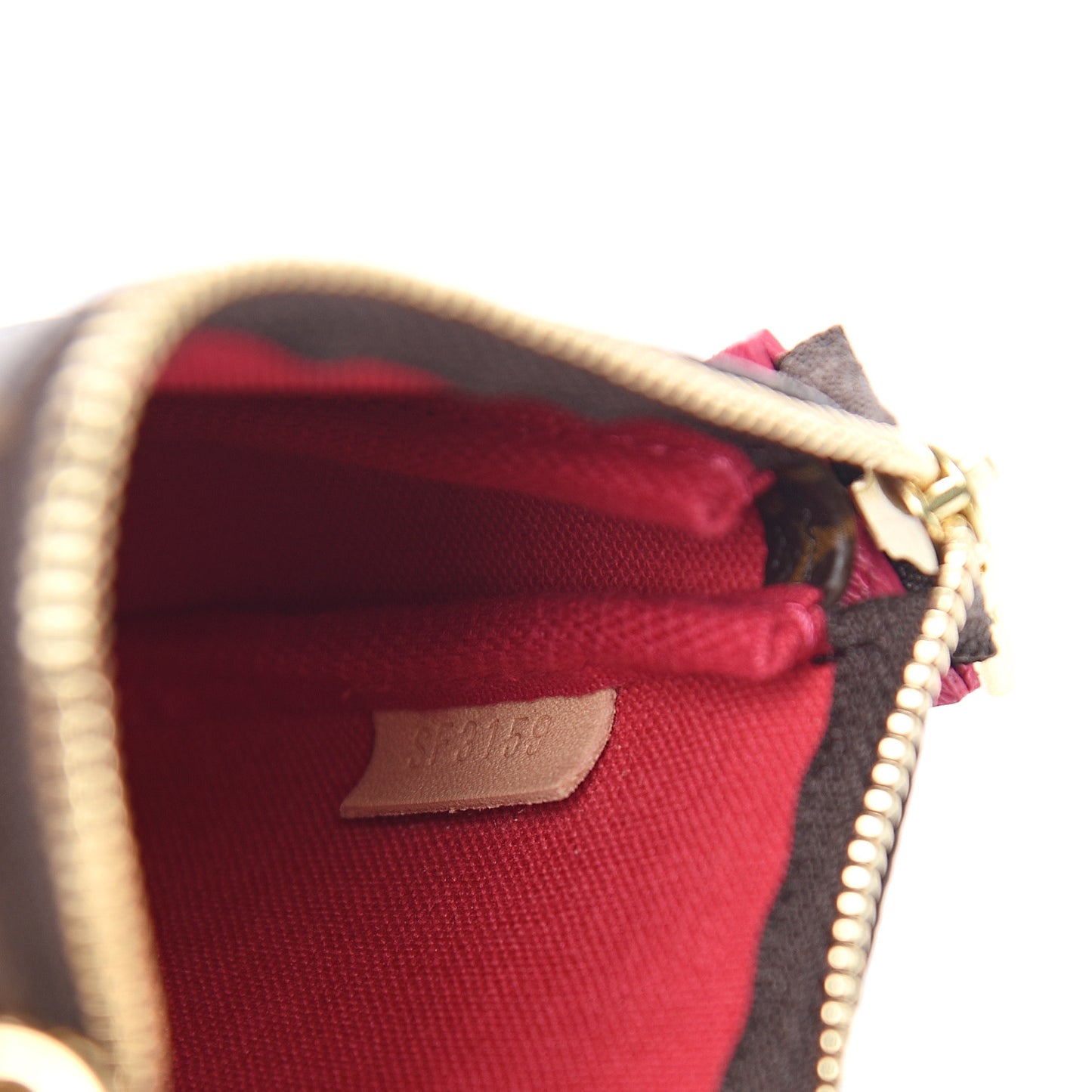 Monogram 2019 Christmas Animation Mini Courchevel Pochette Accessories Fuchsia