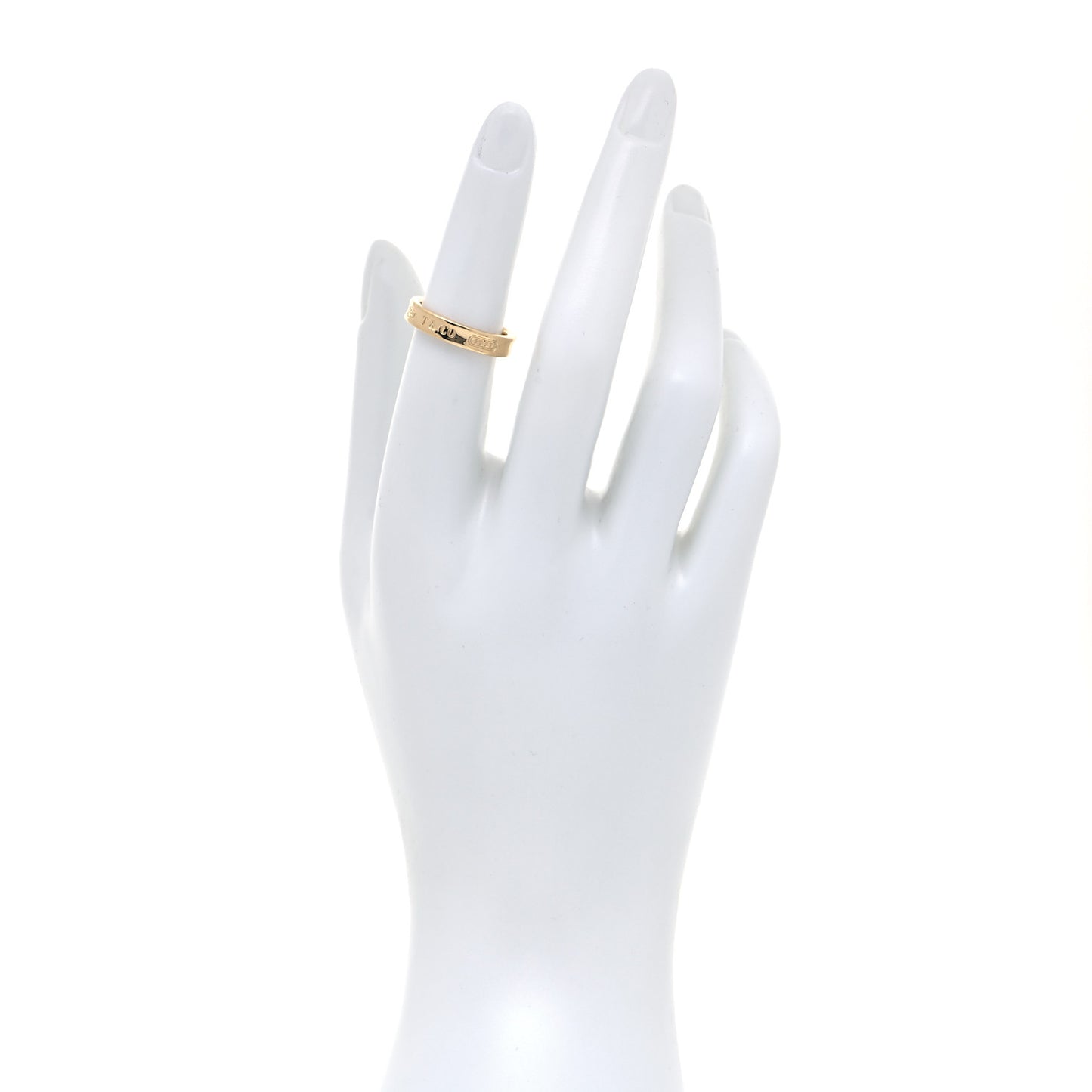 18K Yellow Gold Narrow 1837 Ring 50 5.5