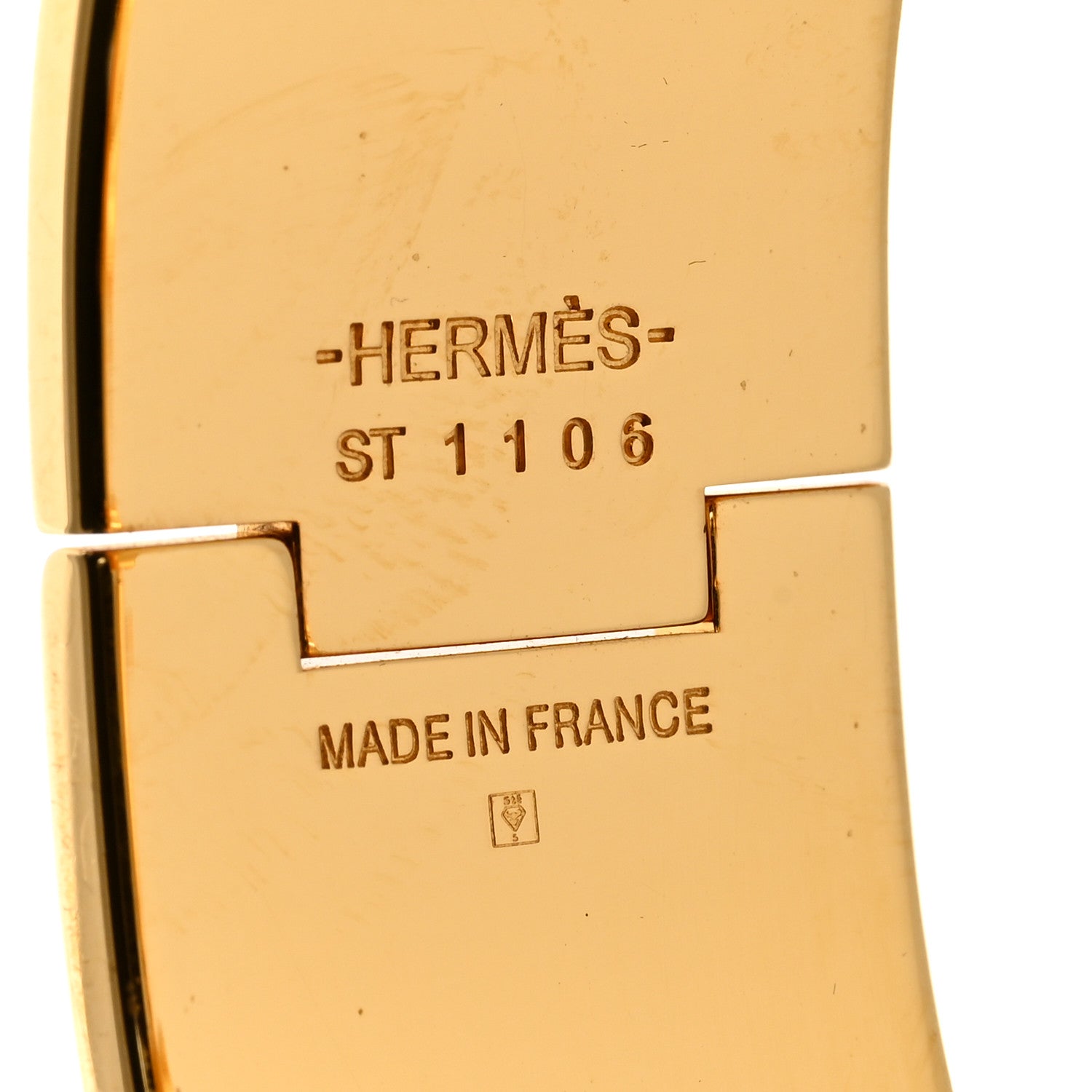 Hermes Enamel Wide Clic Clac H Bracelet PM White 4 of 6