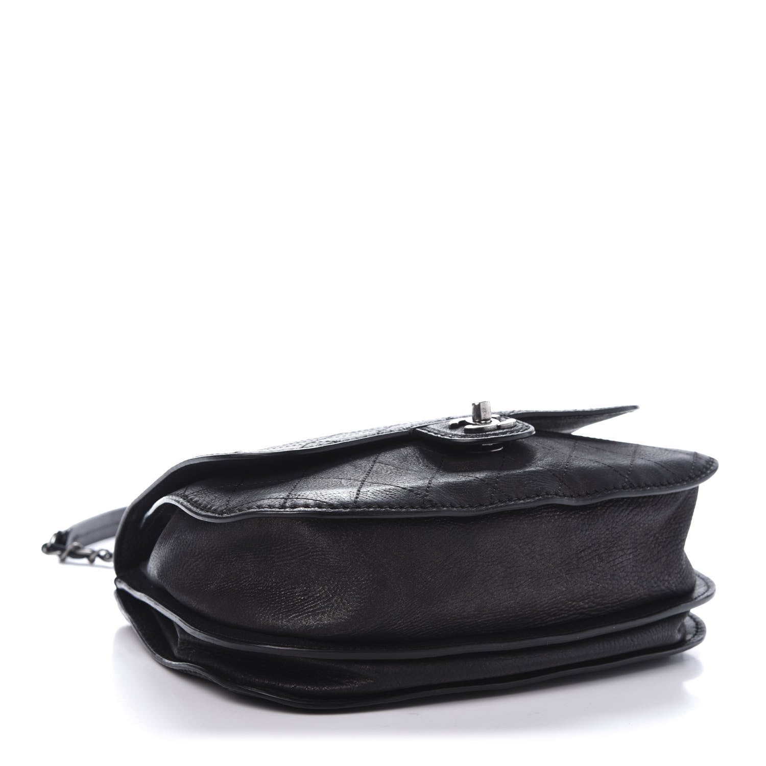 Chanel Calfskin Coco Twin Large Flap Black 5 of 13