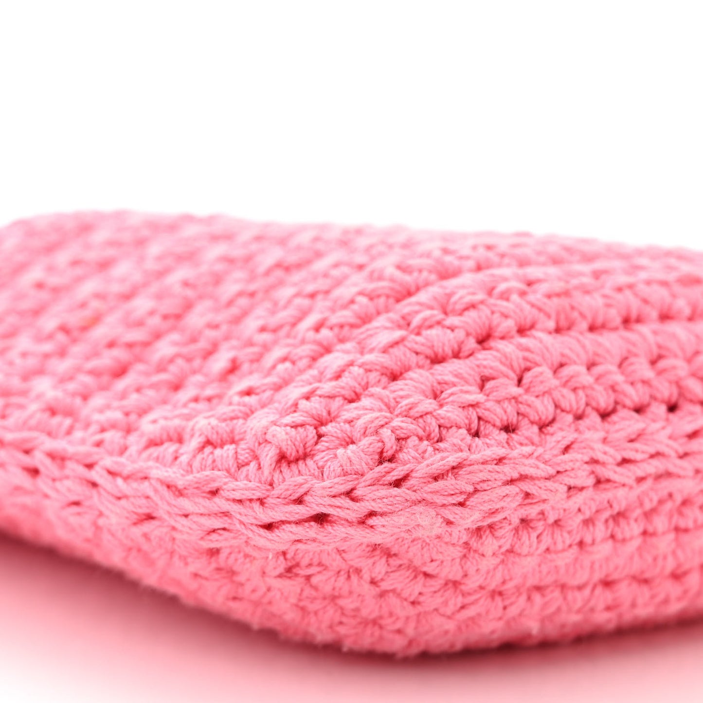 Fabric Crochet Baguette Phone Bag Rosa