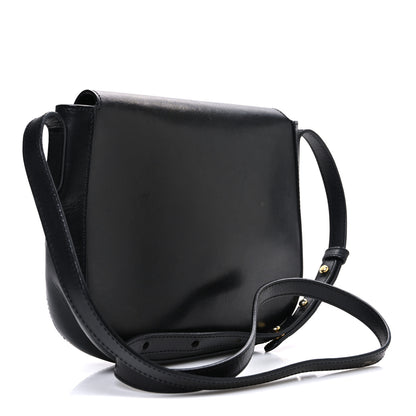Mansur Gavriel Calfskin Flap Crossbody Bag Black 3 of 10