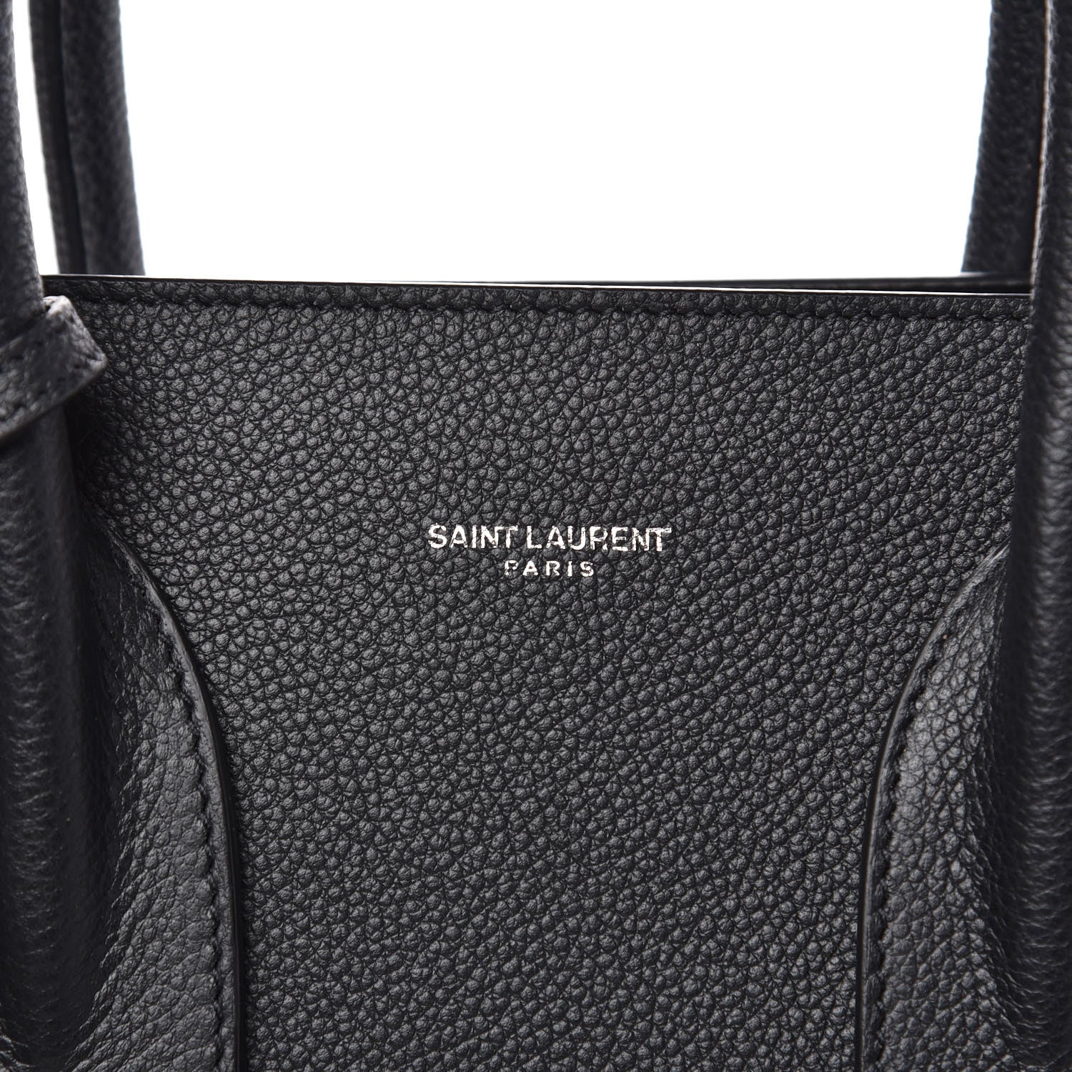 Saint Laurent Grained Calfskin Small Sac De Jour Black 8 of 10
