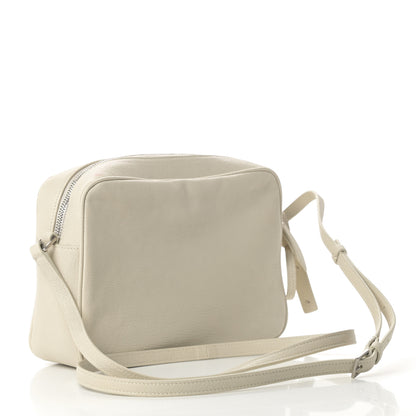 Saint Laurent Lambskin Monogram Small Lou Camera Bag White 3 of 13