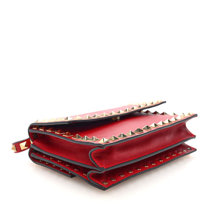 Valentino Garavani Vitello Rockstud Mini Flap Bag Rosso Valentino 4 of 10