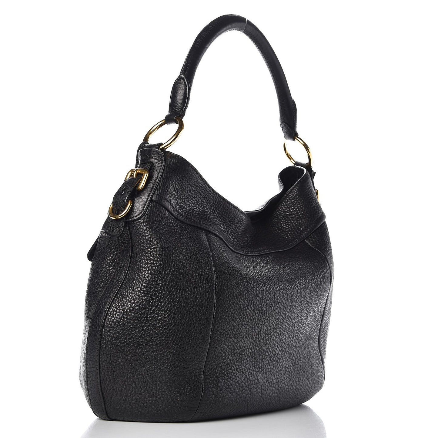 Vitello Daino Hobo Black