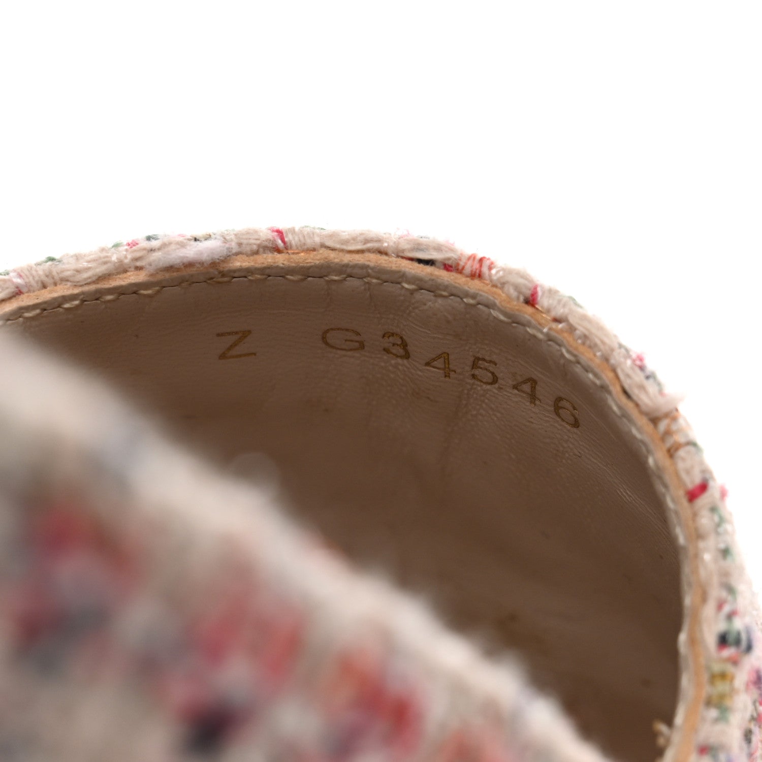 Chanel Tweed CC Espadrilles 38 Pink Black 5 of 8