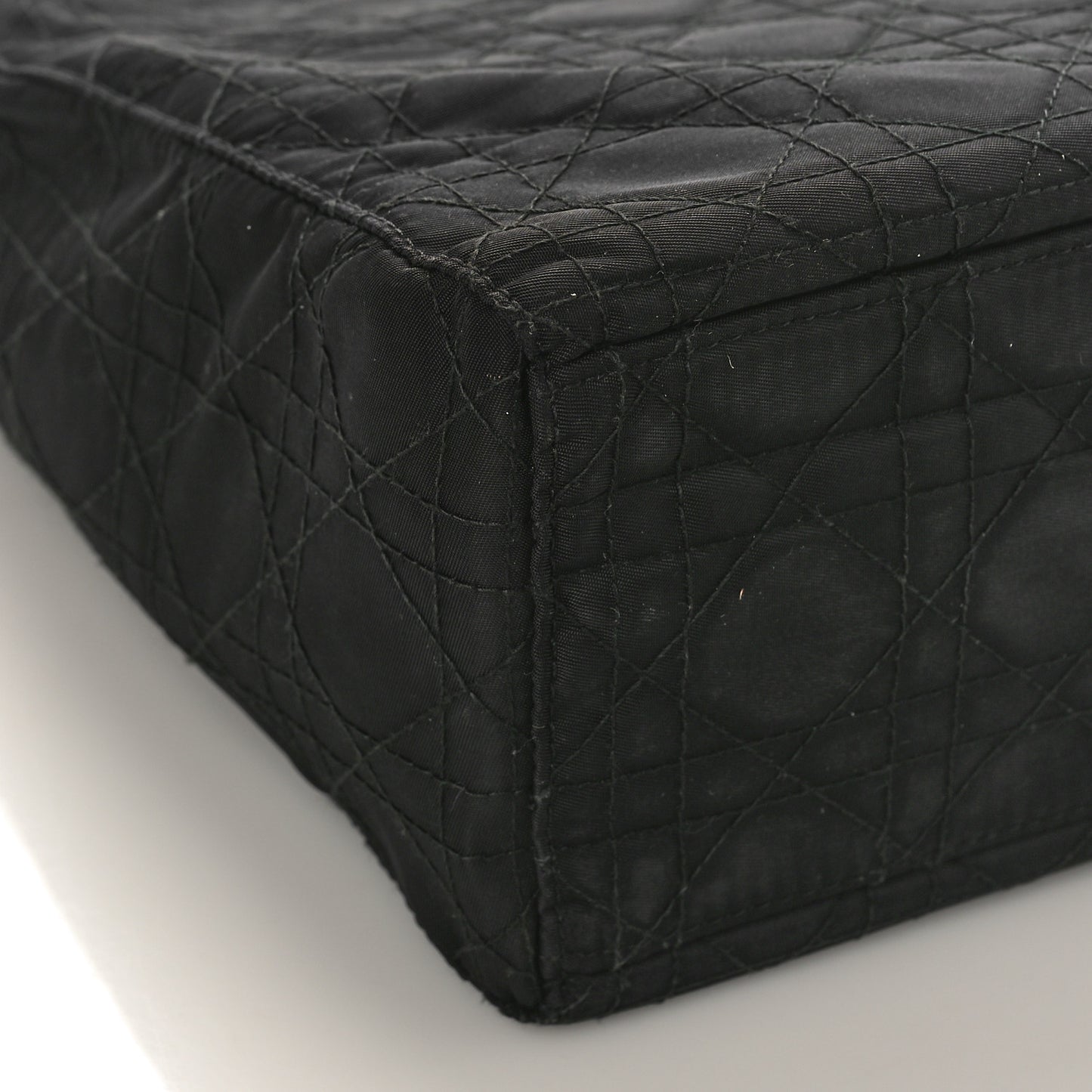 Nylon Cannage Large Lady Dior Black