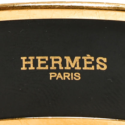 Hermes Enamel Printed Wide Horse Riding Motif Bracelet 4 of 6