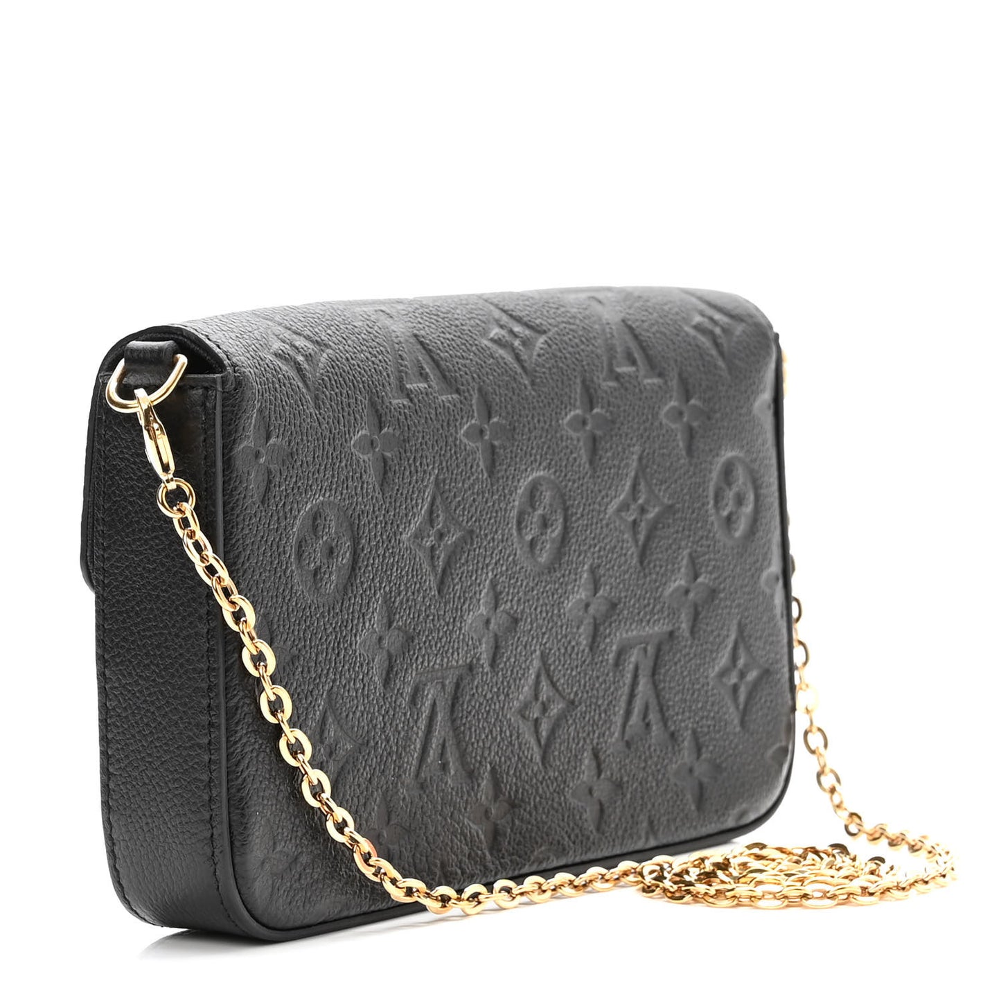 Empreinte Pochette Felicie Chain Wallet Black