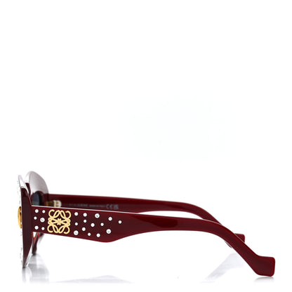 Loewe Acetate Cat Eye Sunglasses LW4114IS Opaline 3 of 7