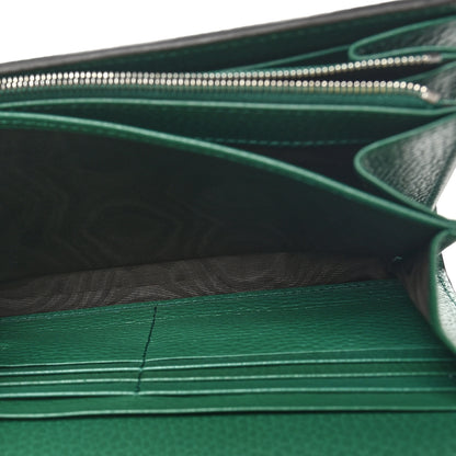 Gucci Calfskin Mini Dionysus Chain Wallet Emerald 5 of 11