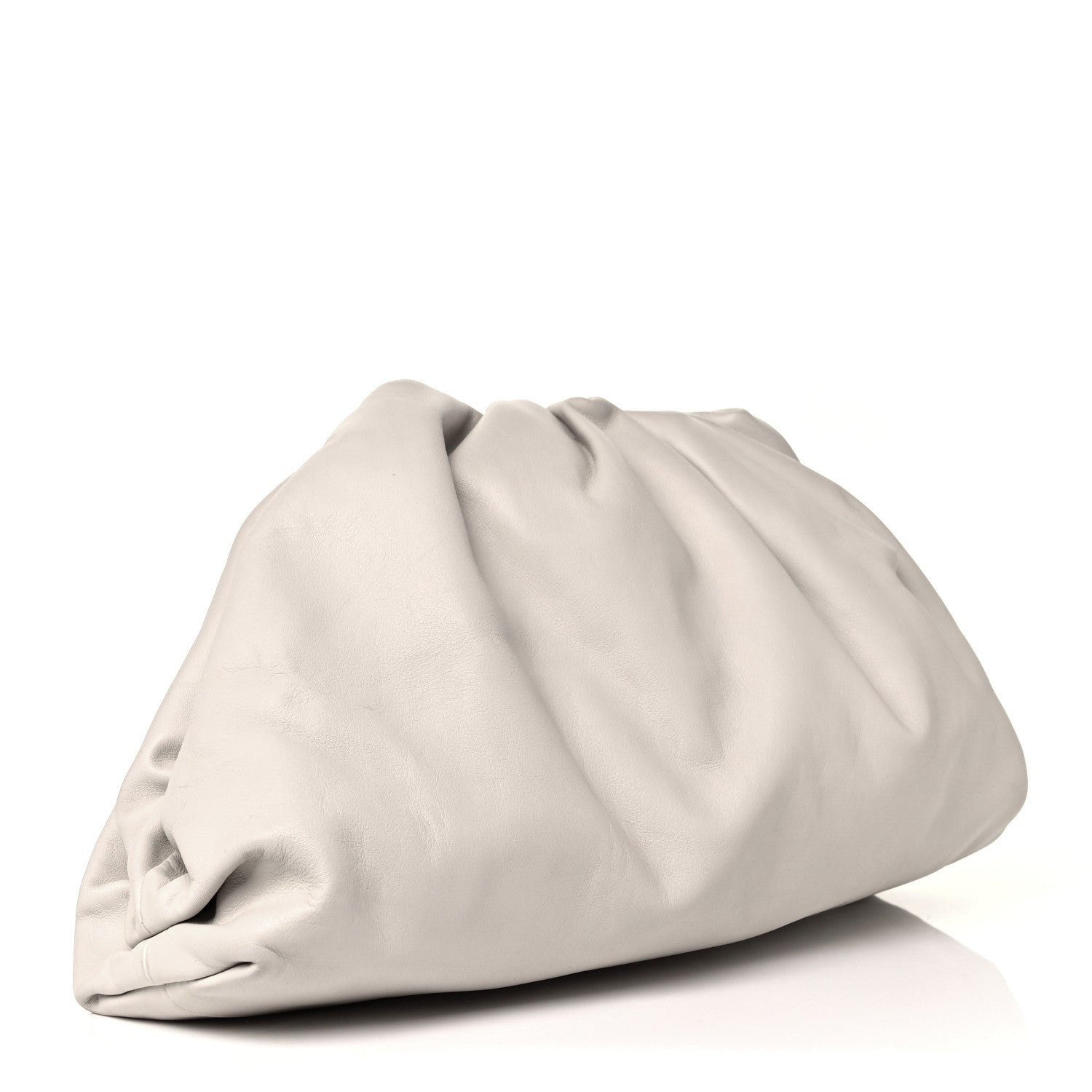 Bottega Veneta Smooth Butter Calf The Pouch Oversized Clutch Mist 3 of 9