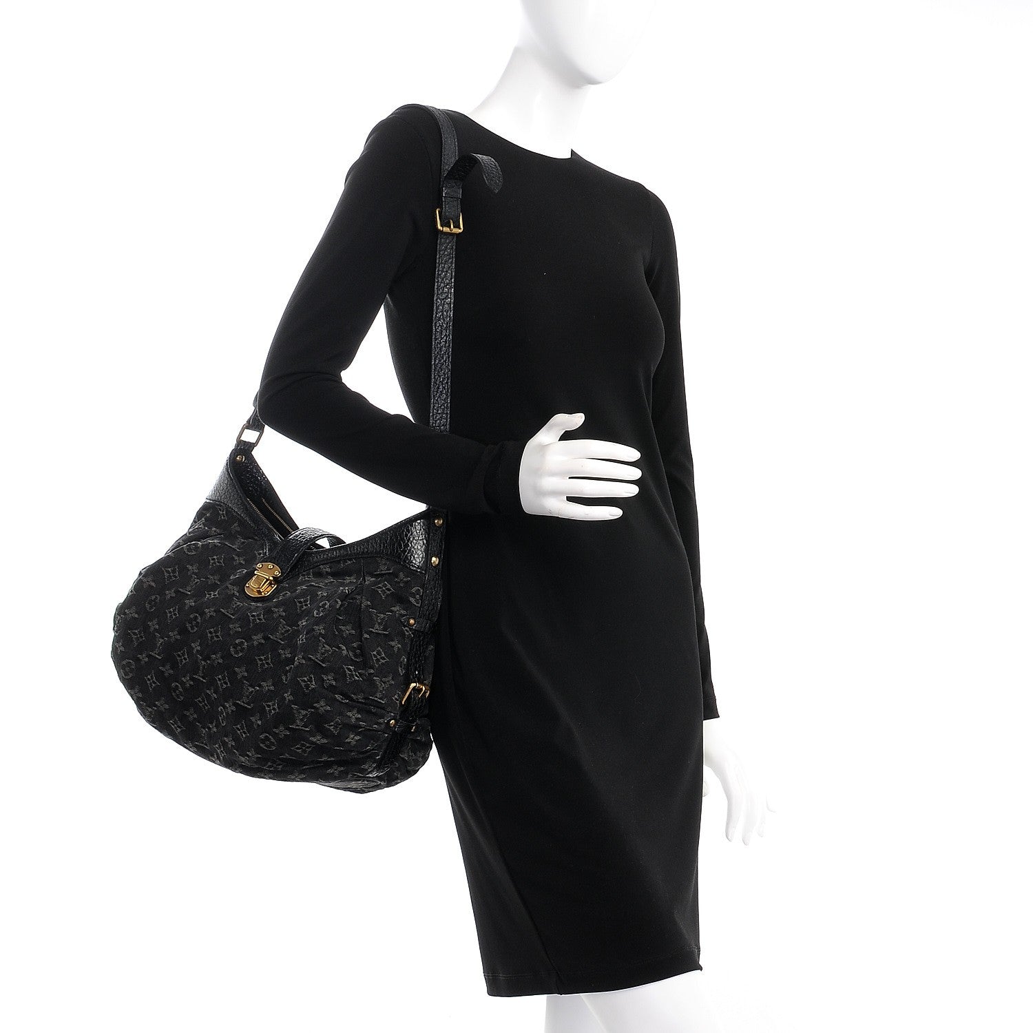 Louis Vuitton Denim Mahina XS Black 2 of 7