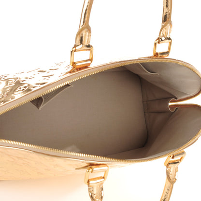 Louis Vuitton Monogram Miroir Alma MM Gold 7 of 8