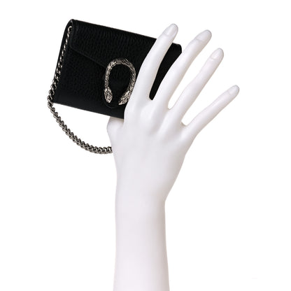 Gucci Calfskin Dionysus Coin Purse Black 2 of 8