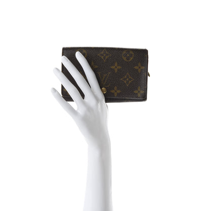 Louis Vuitton Monogram Porte-Monnaie Tresor Wallet 2 of 9