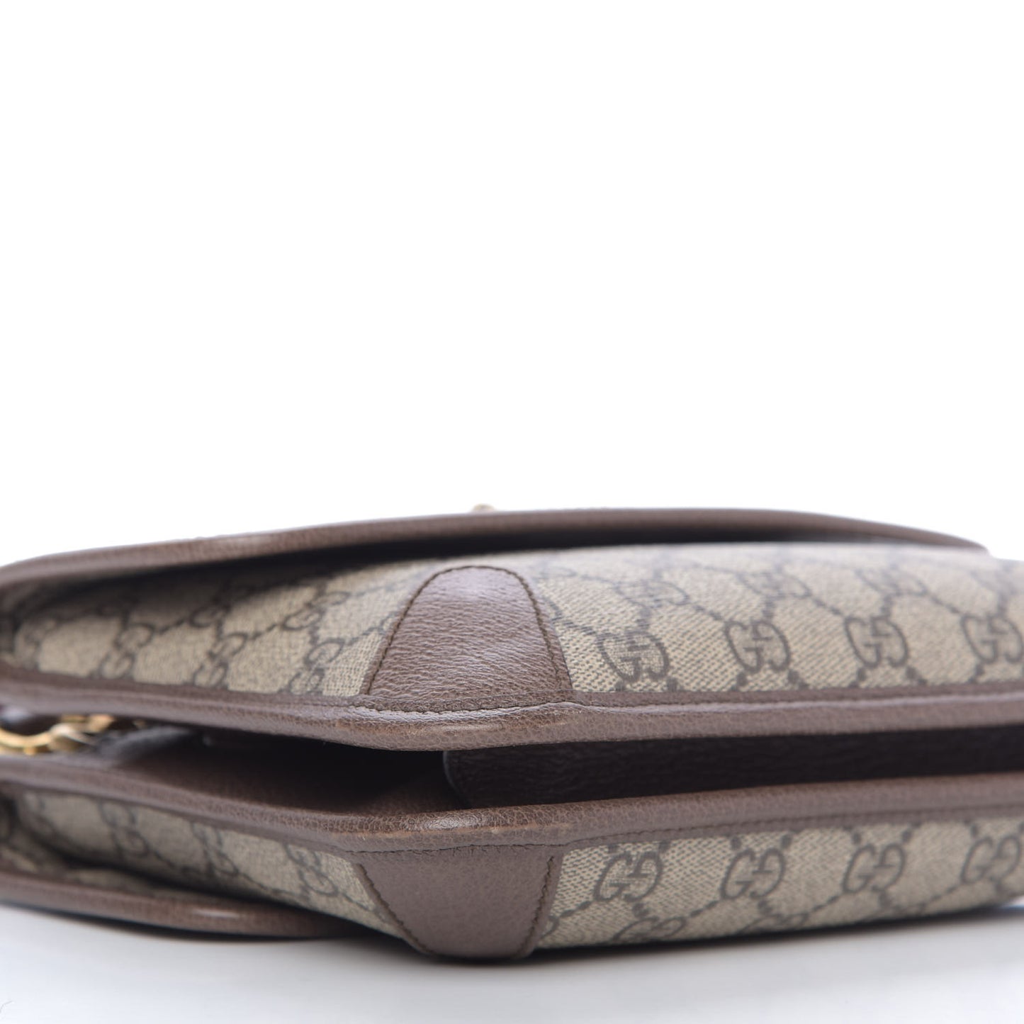 GG Supreme Monogram Web Small Neo Vintage Double Flap Messenger Bag Beige New Acero