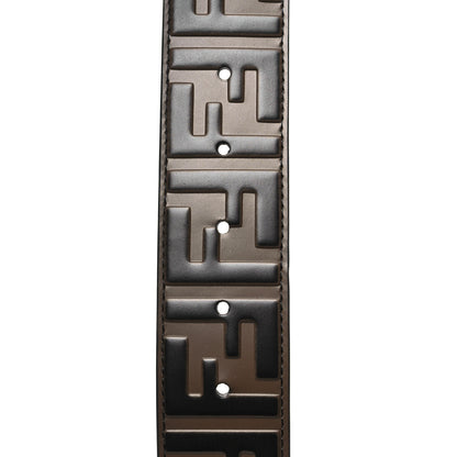 Fendi Vitello F is Fendi Bi-Color FF 1974 Embossed Belt 85 34 Maya Black 6 of 7
