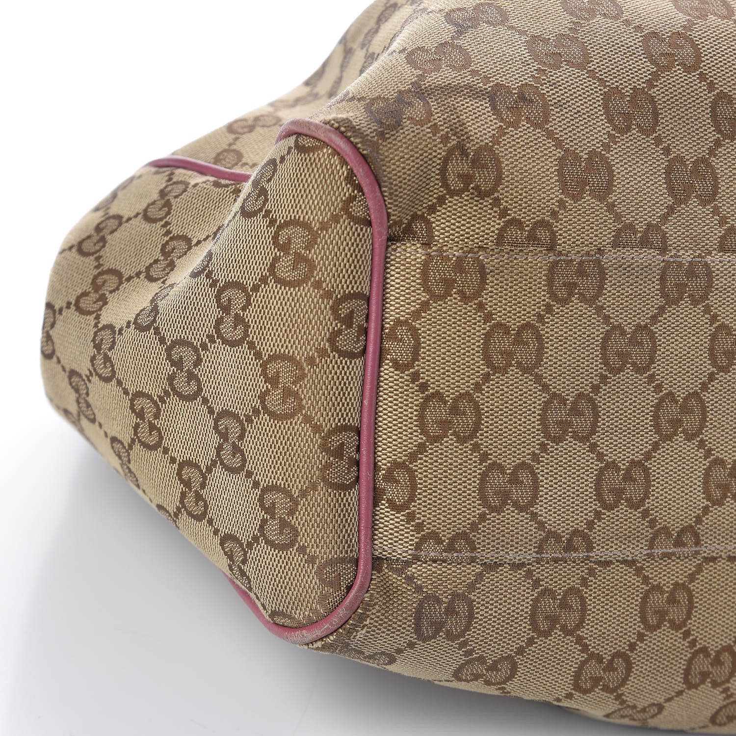 Gucci Monogram Margaux Calfskin Medium Sukey Tote Beige Ebony Vintage Rose 9 of 22