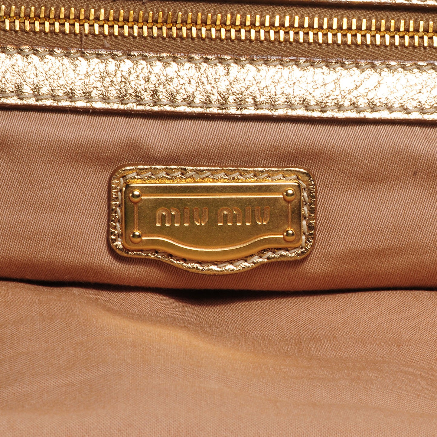 Metallic Soft Calfskin Oversized Clutch Gold