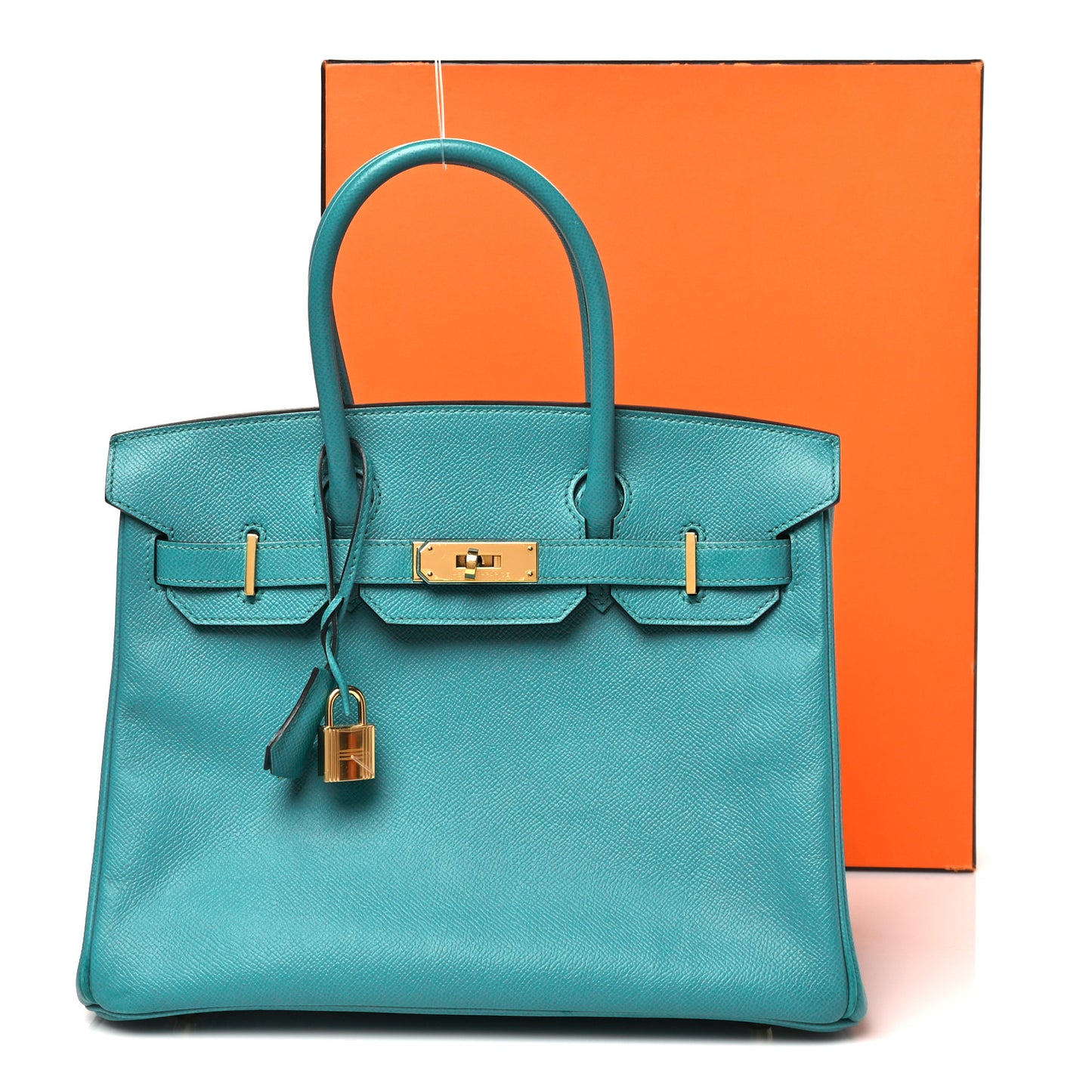 Epsom BIRKIN 30 Bleu Paon