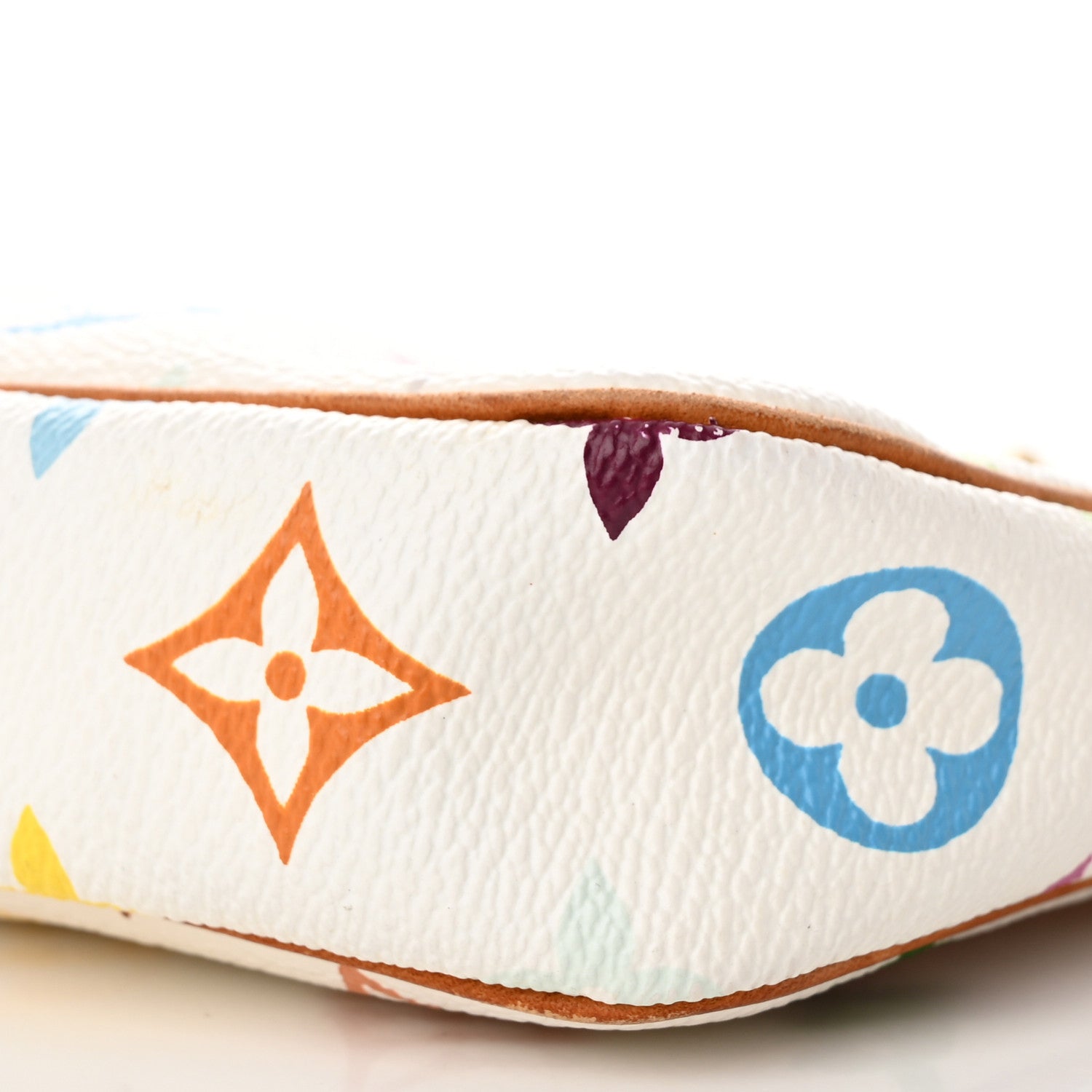 Louis Vuitton Monogram Multicolor Pochette Accessories White 10 of 11