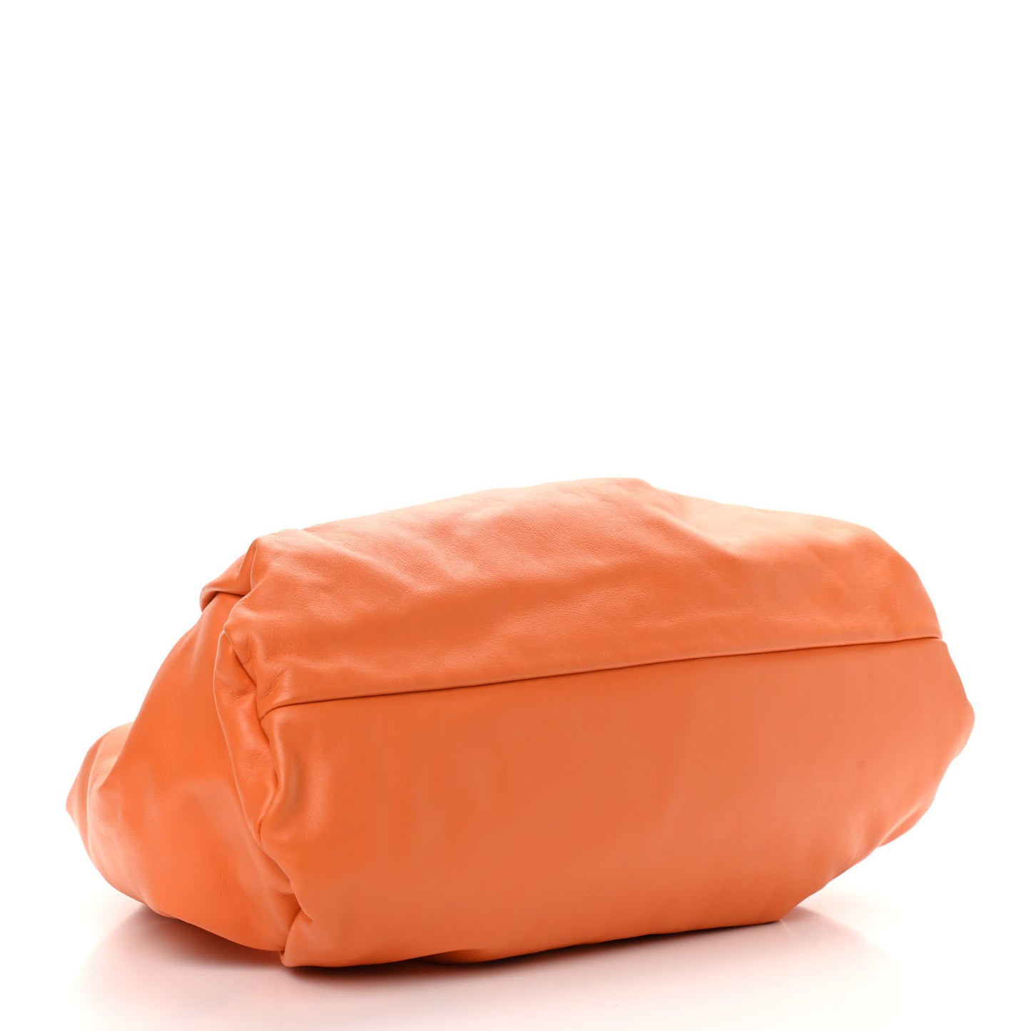 Smooth Butter Calfskin Small The Shoulder Pouch Light Orange