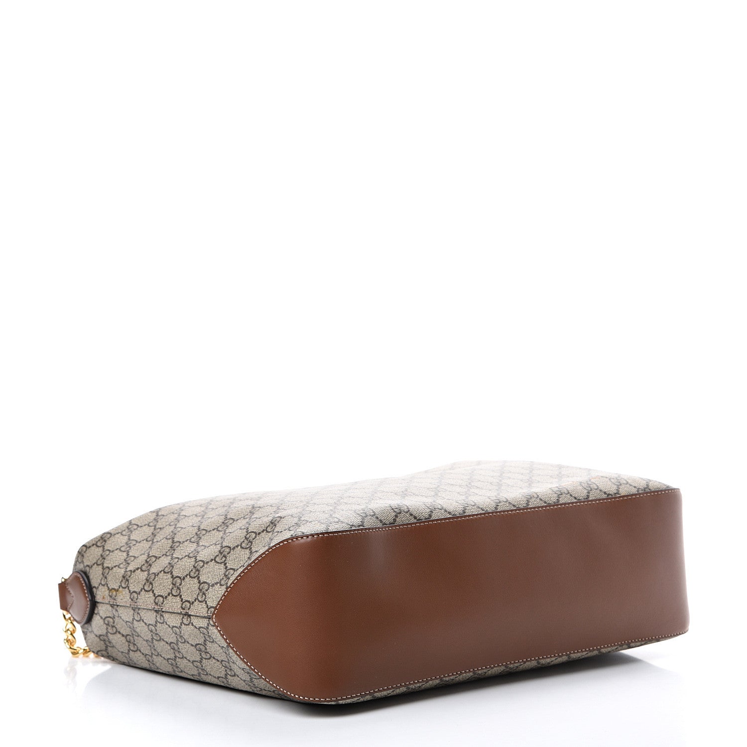 Gucci GG Supreme Monogram Large Linea A Hobo Light Brown 3 of 11