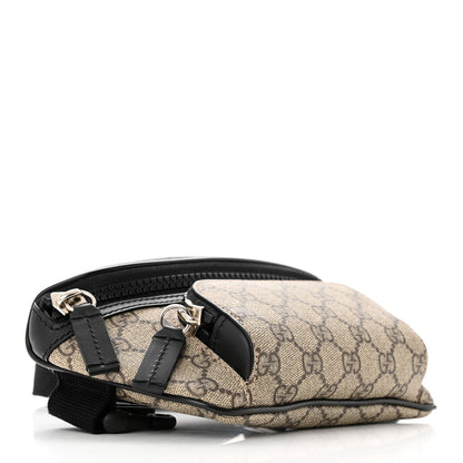 Gucci GG Supreme Monogram Belt Bag Black 4 of 14