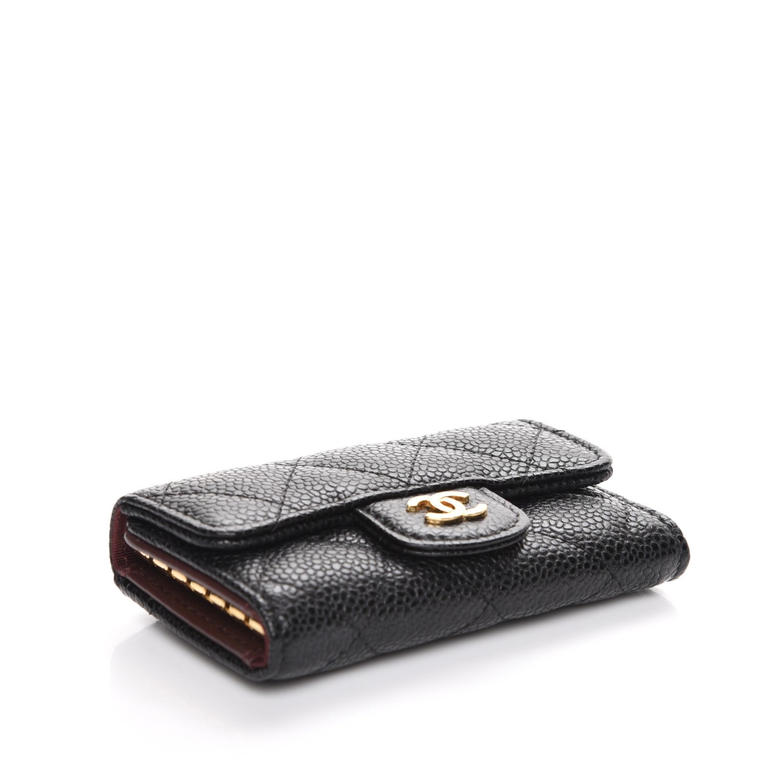 Chanel Caviar Quilted 6 Key Holder Black 4 of 9