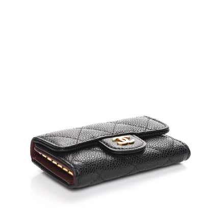 Chanel Caviar Quilted 6 Key Holder Black 4 of 9