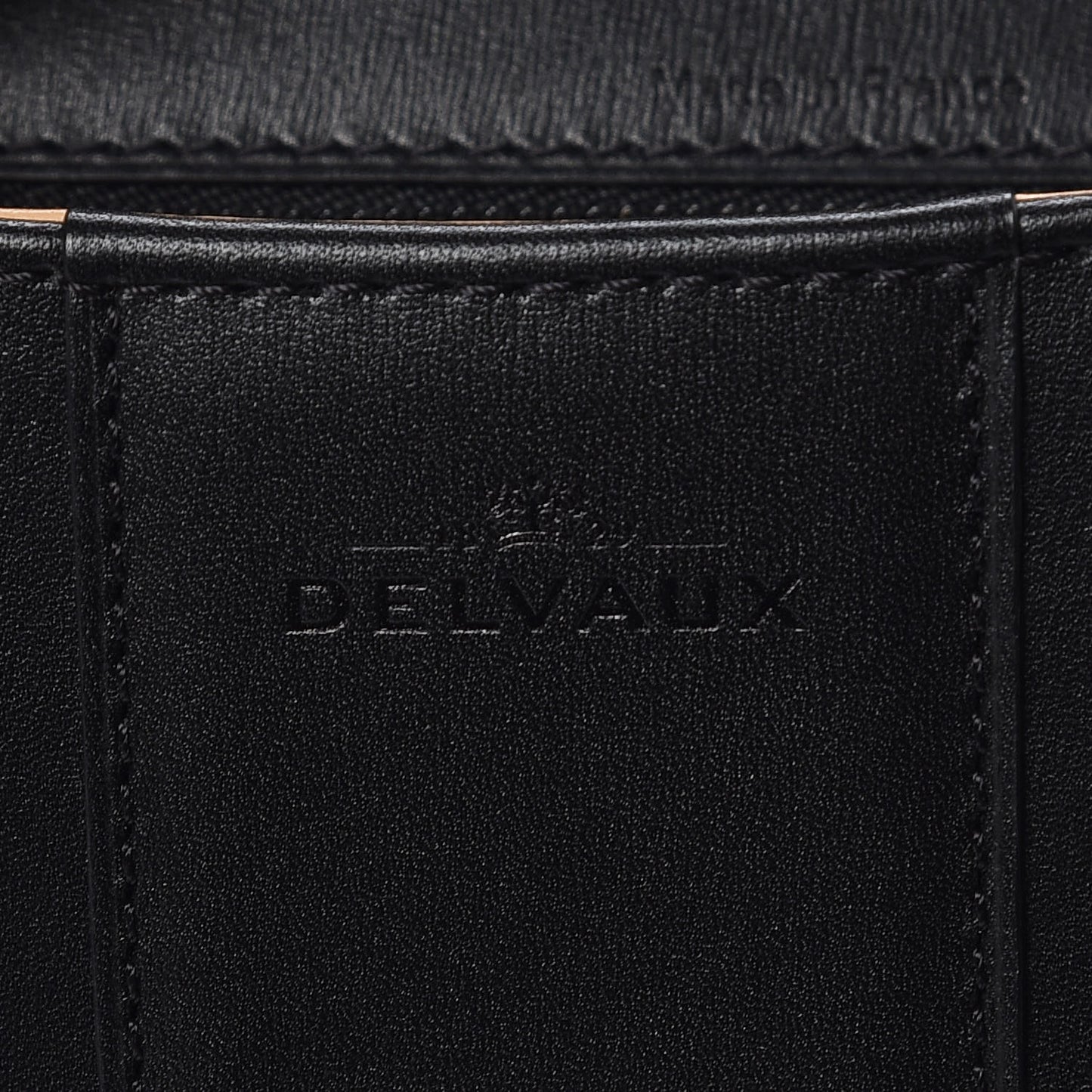 Calfskin MM L'Humour Brillant Satchel Black