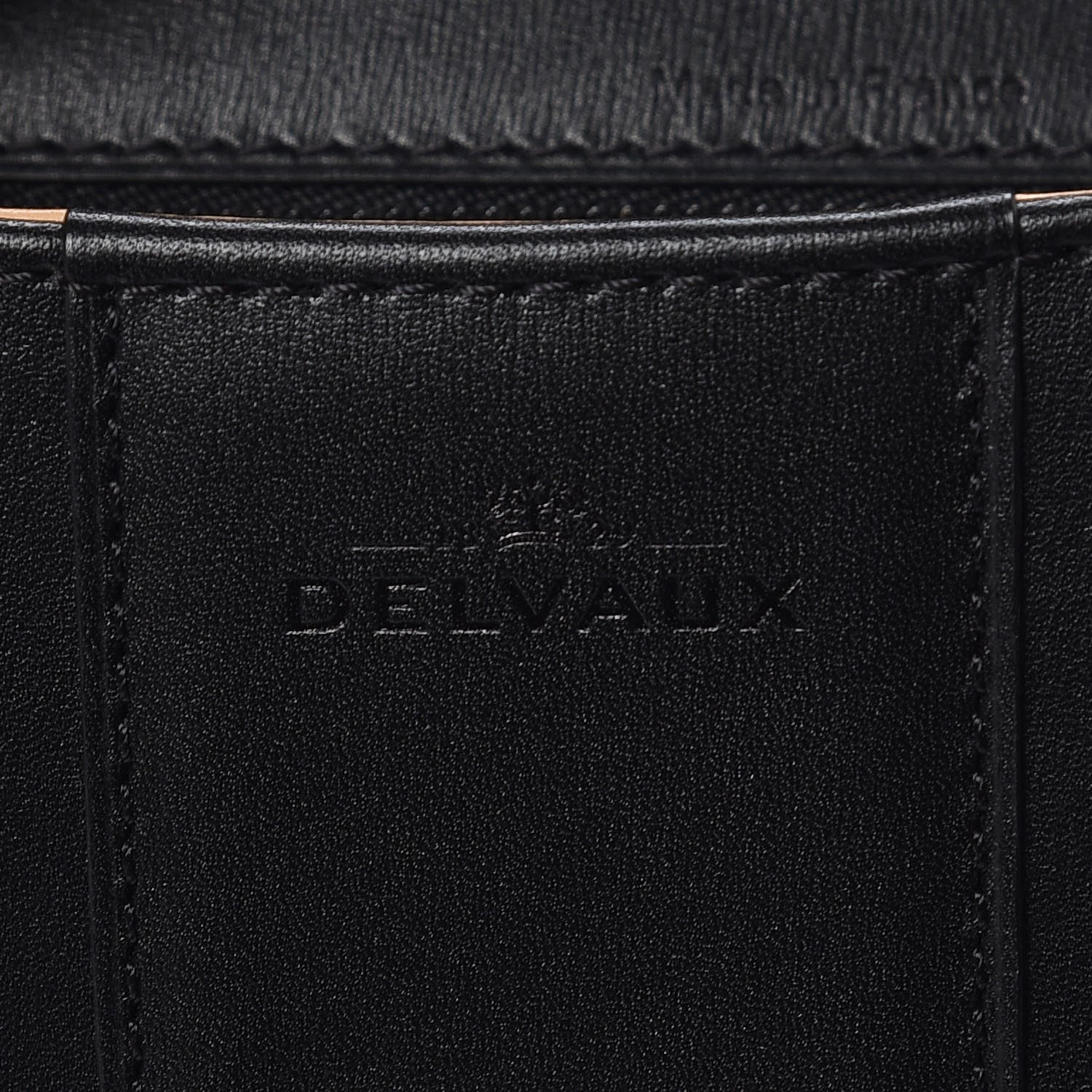 Delvaux Calfskin MM L'Humour Brillant Satchel Black 9 of 9