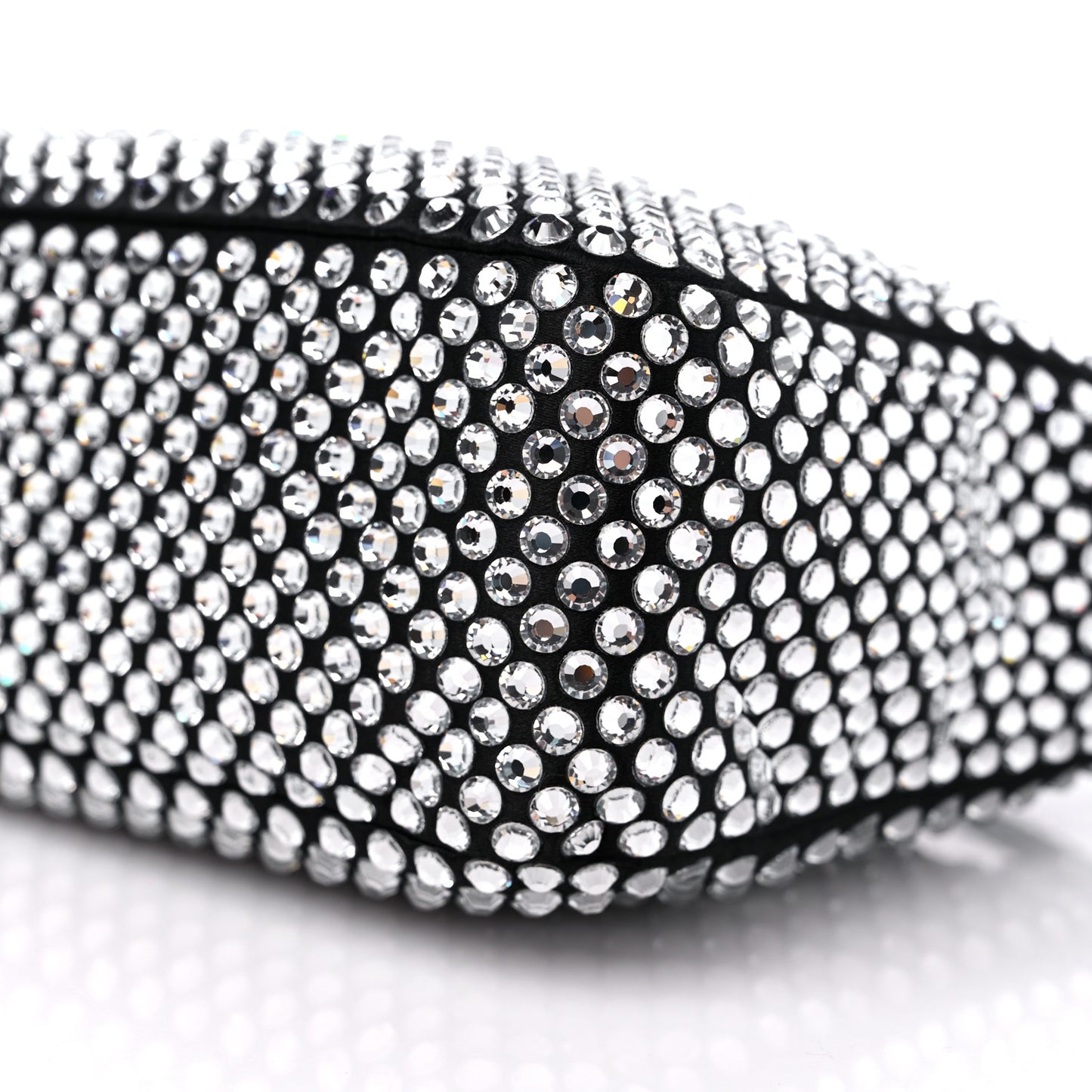 Satin Crystal Mini Re-Edition 2000 Bag Cristal