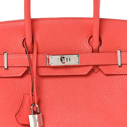 Hermes Taurillon Clemence Birkin 30 Rose Jaipur 8 of 10