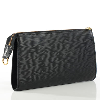 Louis Vuitton Epi Pochette Accessories 21 Black 3 of 7