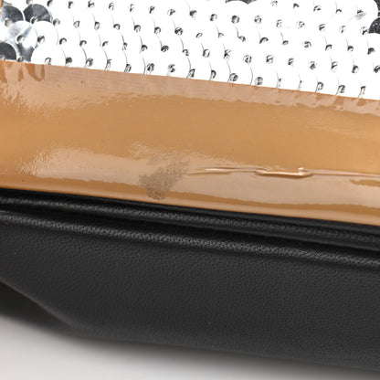 Burberry Patent Sequin Embellished Small TB Lola Bag Black 9 of 14